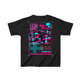 Cubemunky GLITCH 3x3 Backprint T-shirt