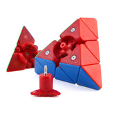 Prism WeiLong Pyraminx Fire Mod (Magnetic)
