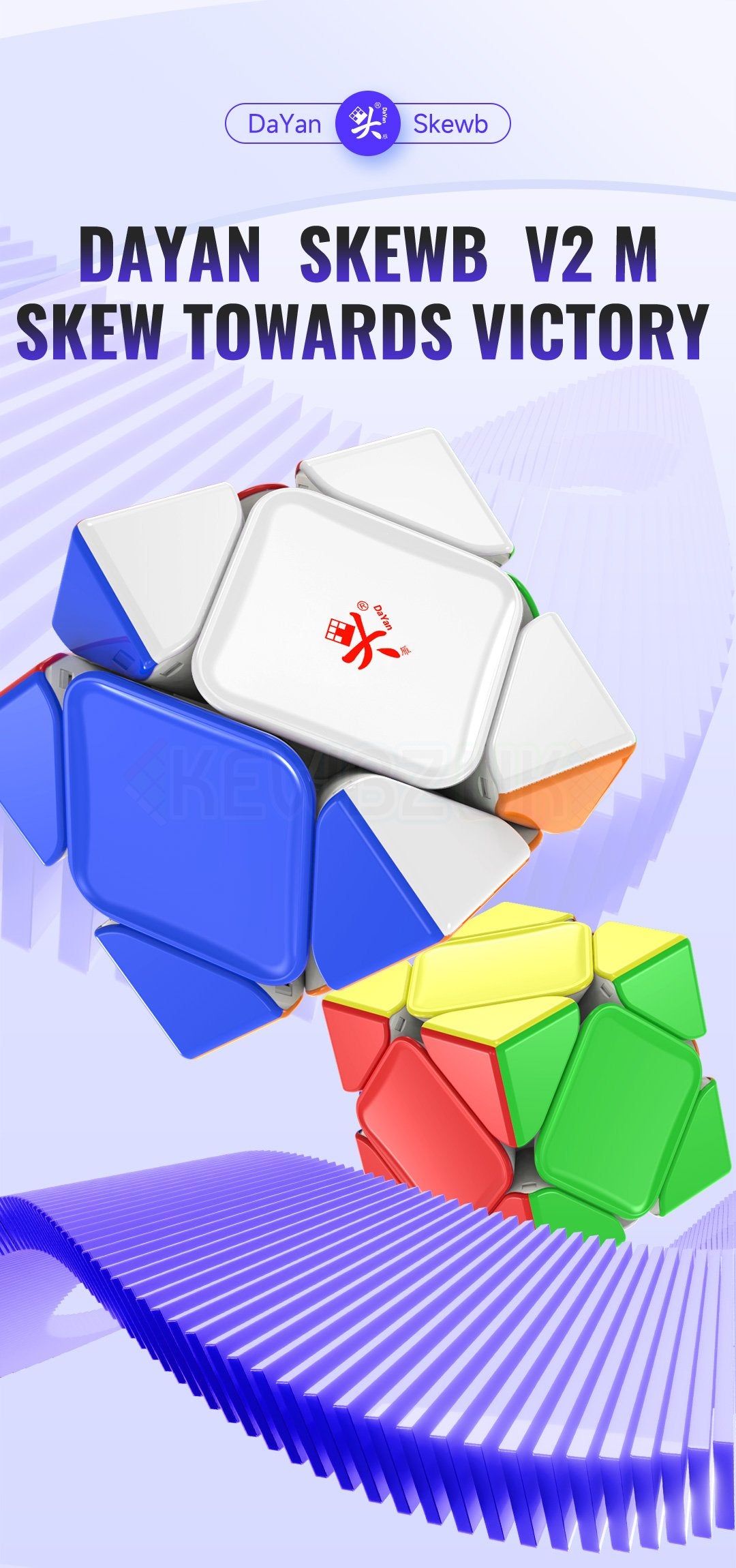 DaYan Skewb V2 (Magnetic, Maglev, UV, Ball-Core)
