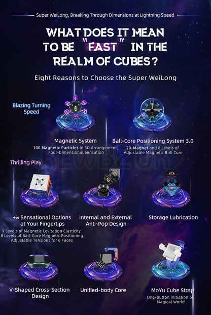 MoYu Super WeiLong (20-Magnet, Maglev, UV, Ball-Core)