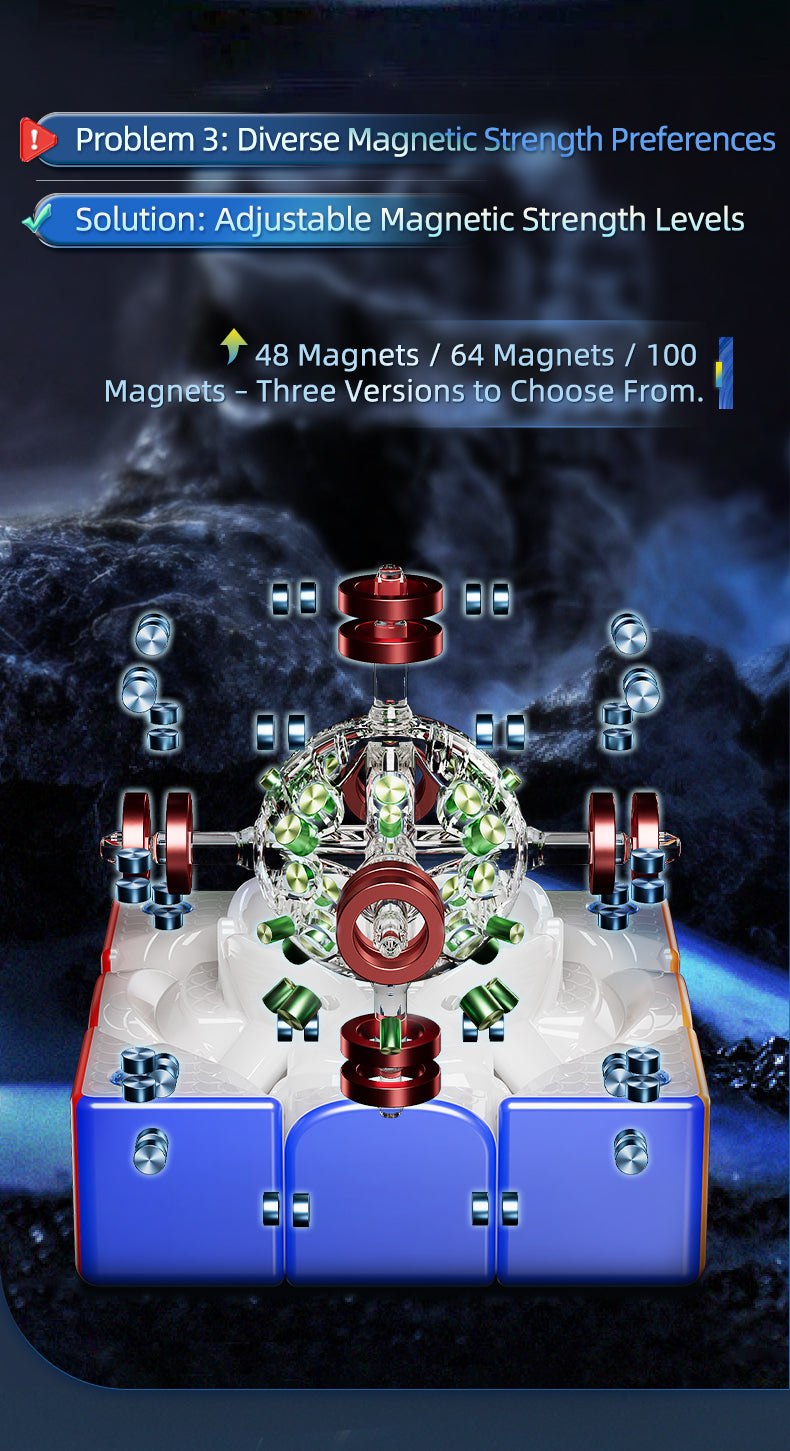 MoYu WeiLong V11 3x3 (20 aimants, Maglev, UV, Ball-Core)
