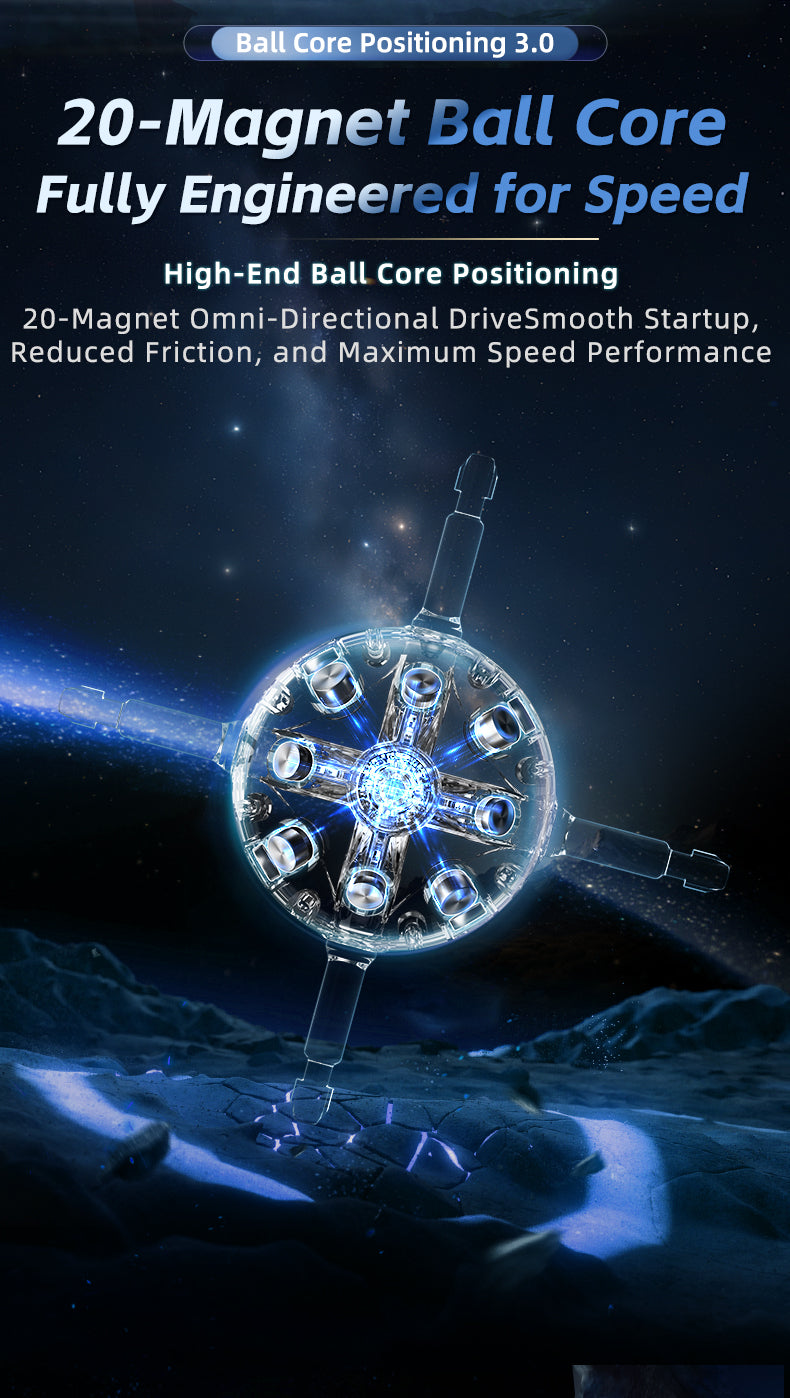MoYu WeiLong V11 3x3 (20 aimants, Maglev, UV, Ball-Core)